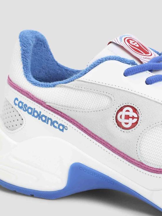 26SS 카사블랑카 스니커즈 ASP26SNK03002M Blue - CASABLANCA