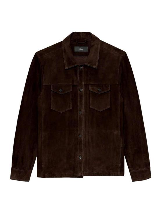 25FW 아르마 긴팔 셔츠 002G256007BROWN Brown