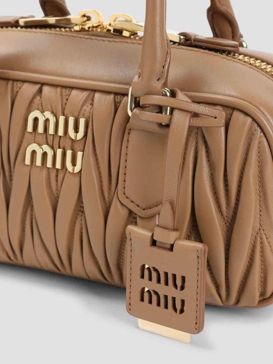  미우미우 토트백 5BB142VOONAN88F098L Camel - MIU MIU
