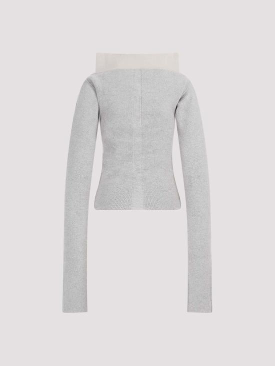  릭 오웬스 긴팔 티셔츠 RO02C1668CHWSR08 Grey - RICK OWENS