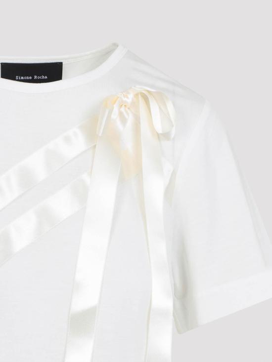 26SS 시몬로샤 반팔 티셔츠 54530571IVORY White - SIMONE ROCHA