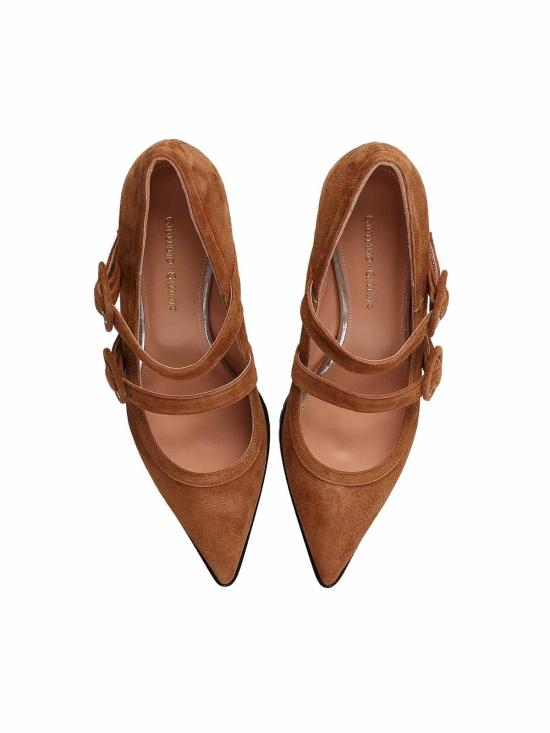 25FW 줄리아노 갈리아노 힐/펌프스 GELUCICAMBRANDY Brown - GIULIANO GALIANO