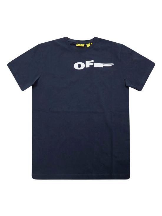 26SS [키즈] 오프화이트 티셔츠 44BAA002S26J00A 410 BLU