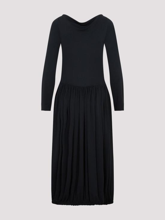  랑방 미디 스커트 RWDR00044792P2310 Black - LANVIN