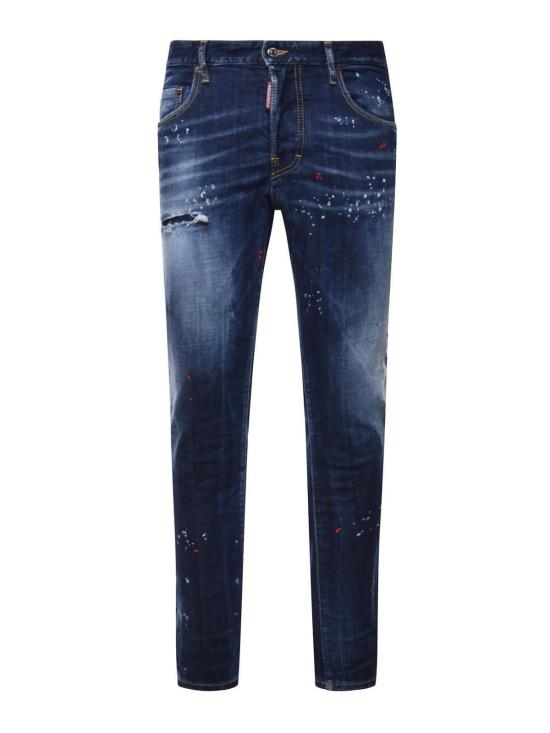 26SS 디스퀘어드2 스트레이트 팬츠 S74LB1928S30664470 Blue