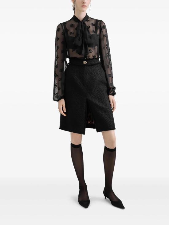 25FW 돌체앤가바나 블라우스 F5Q44TFJTBRN0000 Black - DOLCE & GABBANA