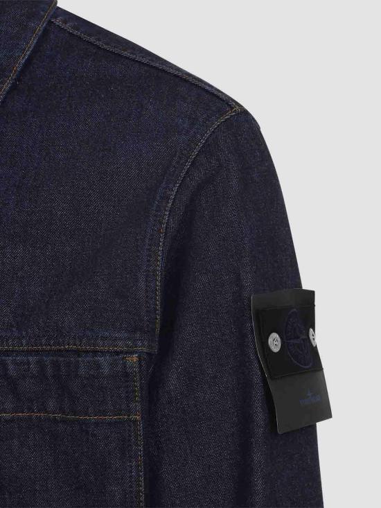 26SS 스톤 아일랜드 데님 코치 자켓 L1S144100006S00J7VJ201 Blue - STONE ISLAND