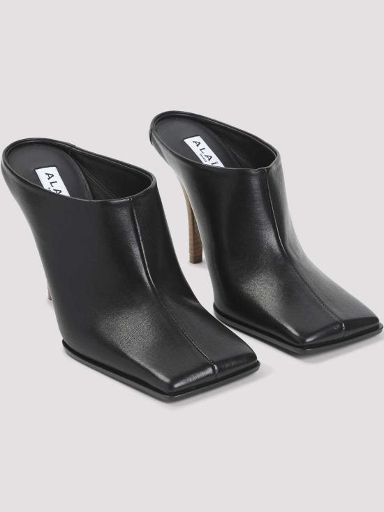 26SS 알라이아 뮬/슬리퍼 AA3M2015I106999 Black - ALAIA