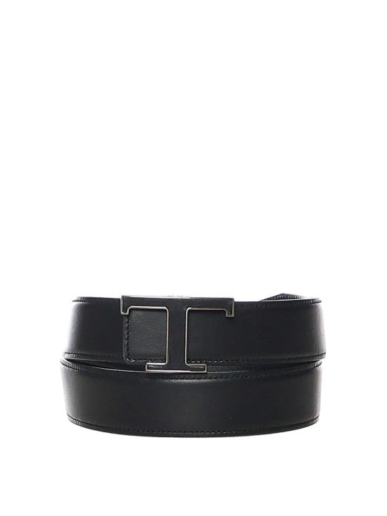26SS 토즈 가죽 벨트 XCMCQR55108RORB999 Black