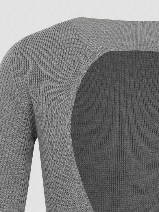  릭 오웬스 긴팔 티셔츠 RP01C5683RIBWS55 Green - RICK OWENS