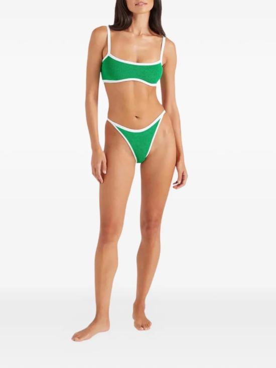 26SS 훈자 지 비키니 수영복 BTYLERCR EMERALD Green - HUNZA G
