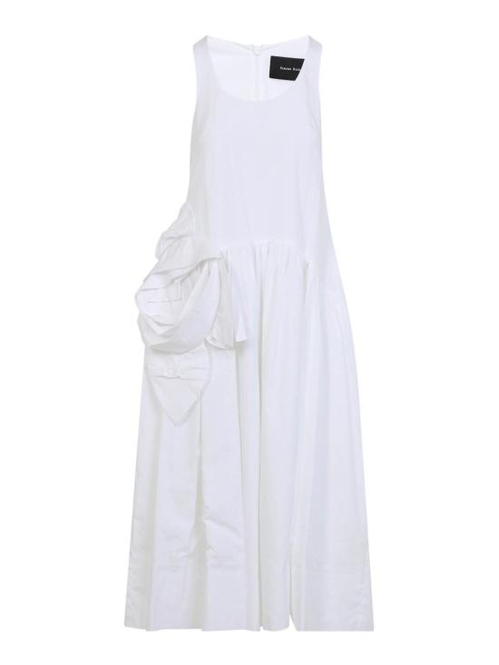 26SS 시몬로샤 미디 스커트 7471R1287WHITE White