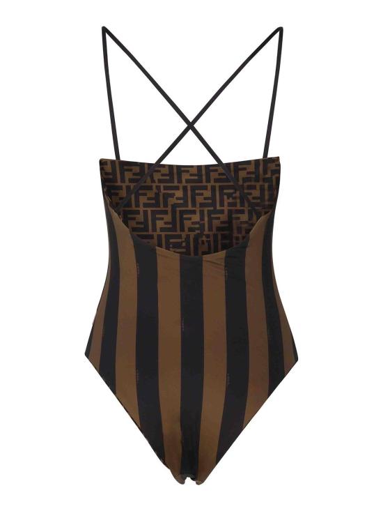 26SS 펜디 원피스 수영복 FXBA27AQBYF13IZ Brown - FENDI