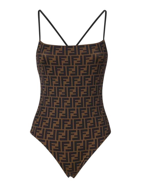 26SS 펜디 원피스 수영복 FXBA27AQBYF13IZ Brown - FENDI