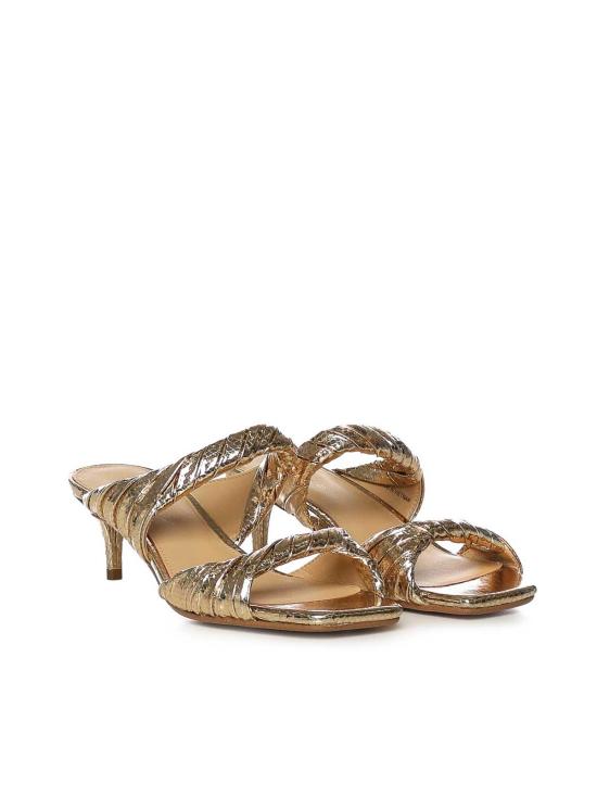 26SS 마이클 코어스 뮬/슬리퍼 40R6KIMS2M740 Gold - MICHAEL KORS