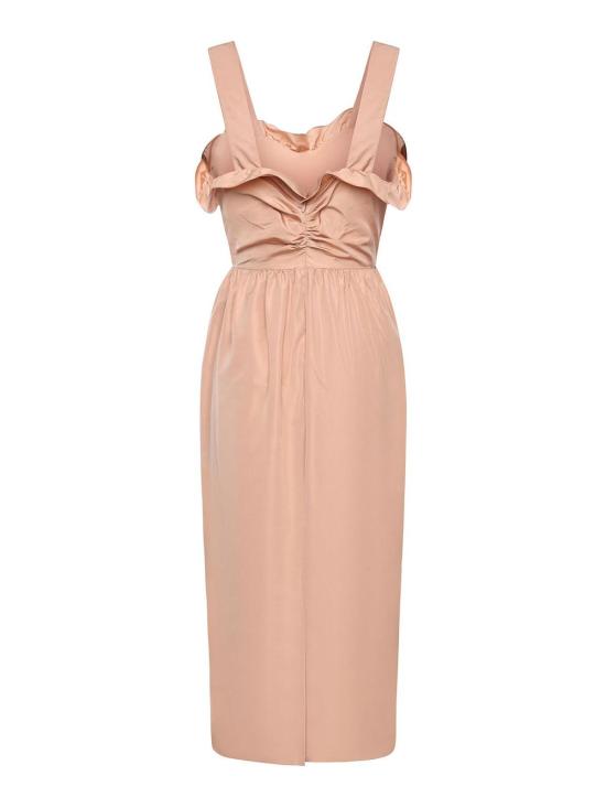 26SS 끌로에 롱 원피스 CH26SRO161066H7 Nude Neutrals - CHLOE