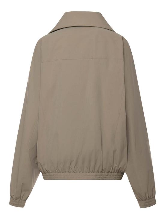 26SS 발렌시아가 루프 스포츠 아이콘 로고 트랙 수트 자켓 857673TRO319577 Beige - BALENCIAGA