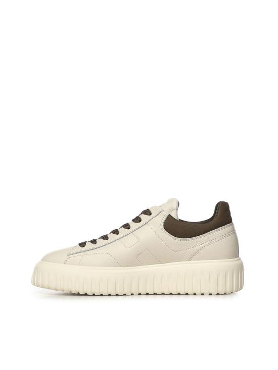 26SS 호간 H 스트라이프 스니커즈 HXM6450FC60UXL0RVQ White - HOGAN