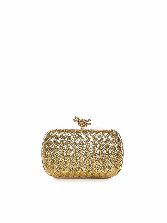 26SS 보테가베네타 노트 클러치 844108V5XP08472 Gold - BOTTEGA VENETA