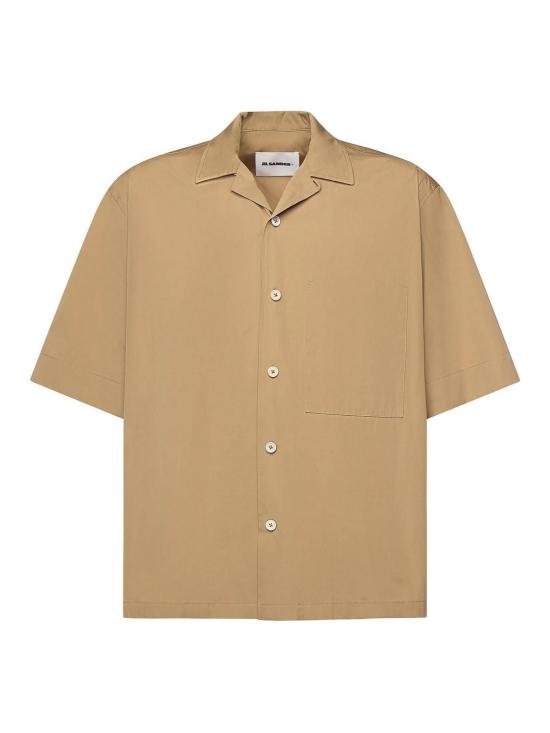 26SS 질샌더 반팔 셔츠 J47DL0189J45292235 Beige