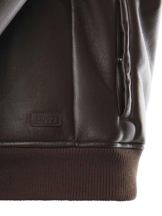 25FW 리우조 가죽 자켓 QF5128E109190840 Brown - LIU JO