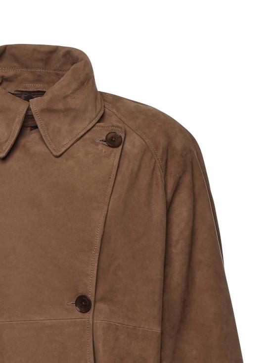 26SS 로테이트 바이 크리스텐슨 가죽 자켓 1153101683 Beige - ROTATE BY BIRGERCHRISTENSEN