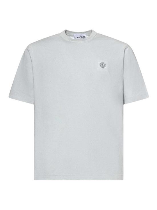 26SS 스톤 아일랜드 콤베드 오가닉 코튼 저지 리플렉티브 가먼트 라미네이션 레귤러핏 티셔츠 L1S152100013S0305V0041 Blue