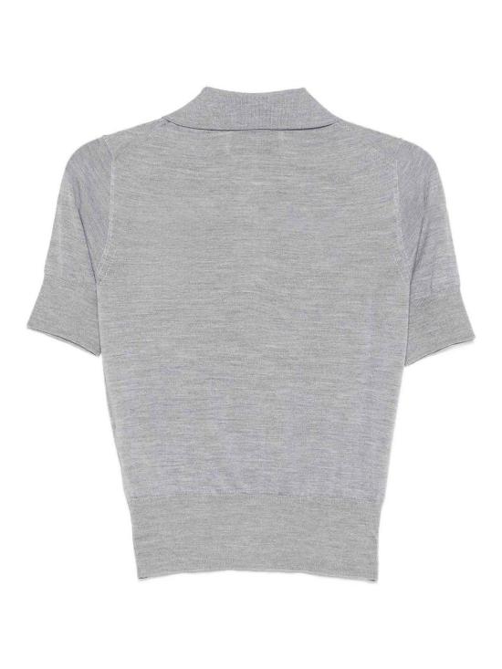 25FW 아미 폴로 티셔츠 FPL412KN0066050 Grey - AMI