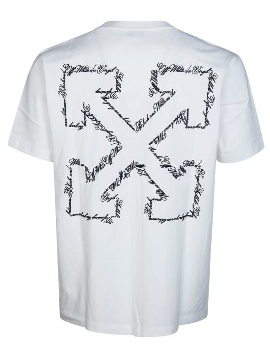 26SS 오프화이트 반팔 티셔츠 44MAA027S26J002 100 BIANCO - OFF WHITE