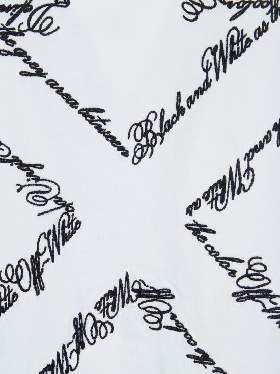 26SS 오프화이트 반팔 티셔츠 44MAA027S26J002 100 BIANCO - OFF WHITE