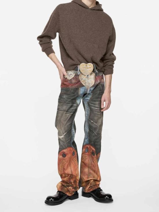 25FW 아크네 스튜디오 캐시미어 후드 티셔츠 B60353BZH - ACNE STUDIOS