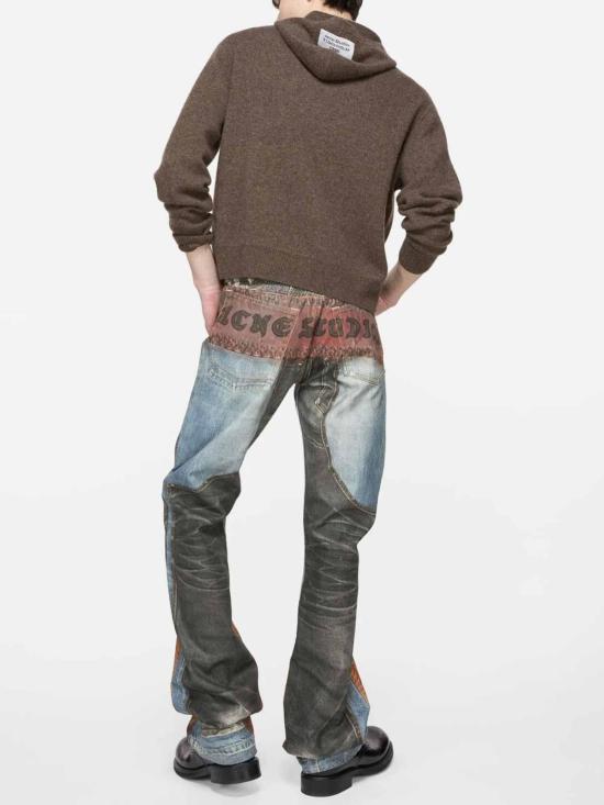 25FW 아크네 스튜디오 캐시미어 후드 티셔츠 B60353BZH - ACNE STUDIOS