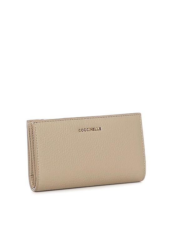 26SS 코치넬리 메탈릭 라지 월렛 E2MW511F101N64 Silver - COCCINELLE