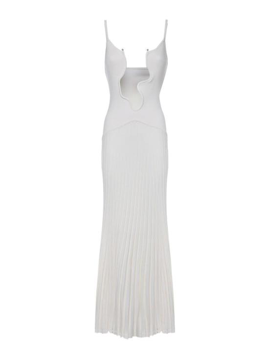 26SS 크리스토퍼에스버 미디 스커트 23043198WHITE White