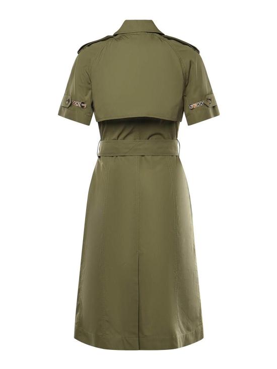 26SS 버버리 포플린 트렌치 원피스 8117709 Green - BURBERRY