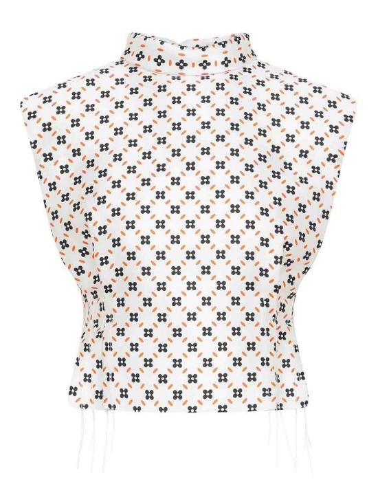  랑방 민소매 티셔츠 RWTO03055683E23002 White