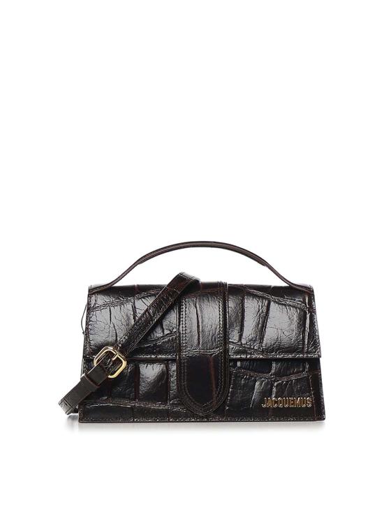 26SS 자크뮈스 라지 밤비노 크로스바디 플랩 백 BAW00007AC07A16880 Dark Brown