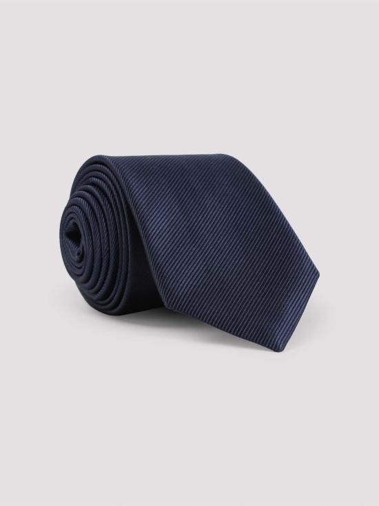  조르지오 아르마니 넥타이 3600873R90100036 Blue - GIORGIO ARMANI