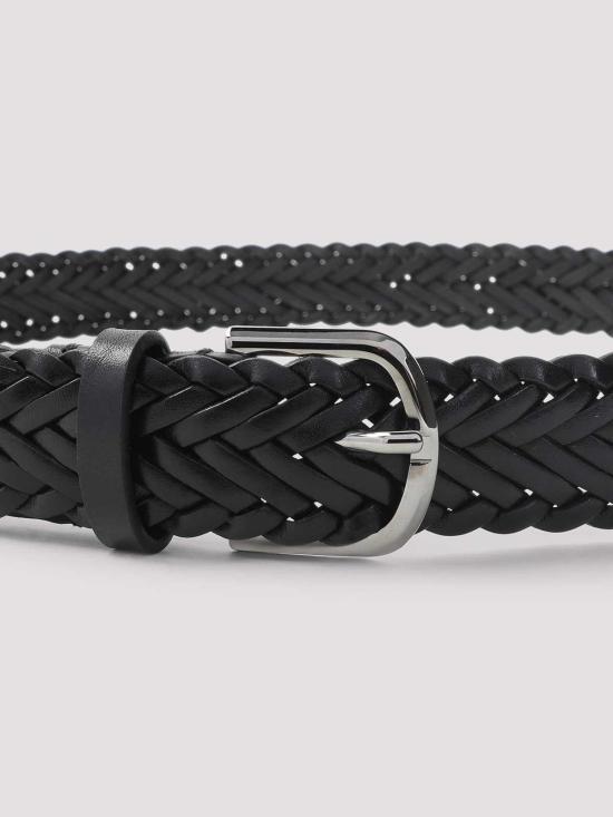 26SS 조르지오 아르마니 가죽 벨트 GM003569AF25978UC001 Black - GIORGIO ARMANI