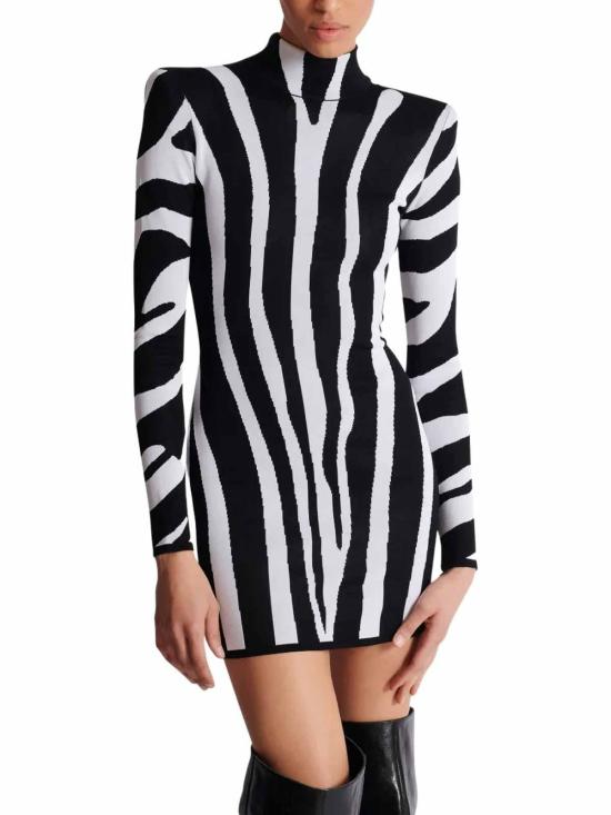 25FW 발망 터틀넥 FF0R8074KJ25EAB Multicolour - BALMAIN