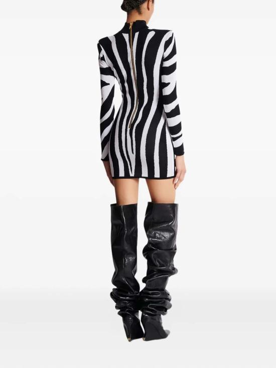 25FW 발망 터틀넥 FF0R8074KJ25EAB Multicolour - BALMAIN