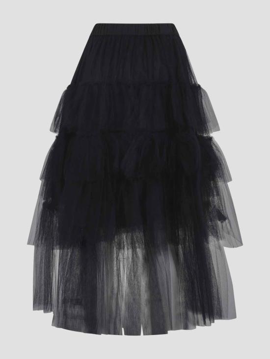 26SS 시몬로샤 미디 스커트 31250035BLACK Black - SIMONE ROCHA