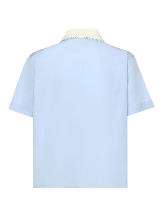 26SS 미우미우 셔츠 MK202010IVF0013 Blue - MIU MIU