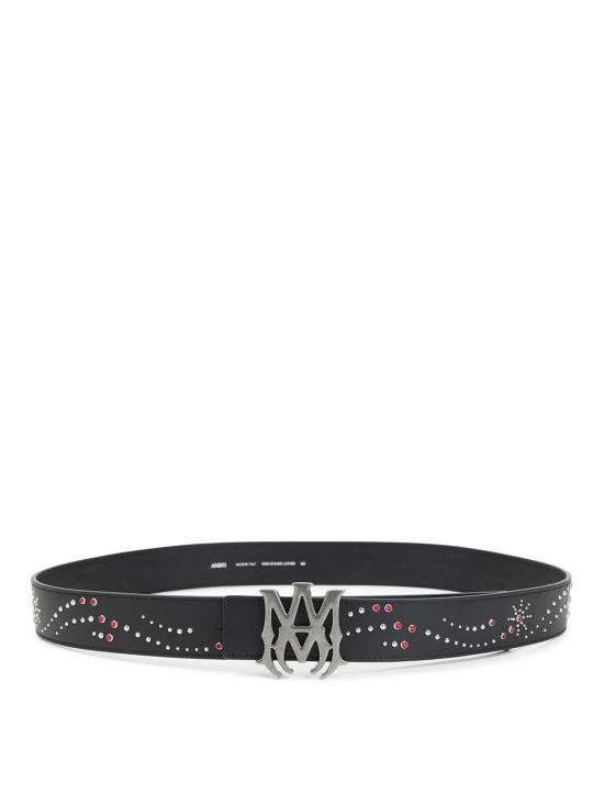 26SS 아미리 가죽 벨트 AMHABE1002BLACK Black