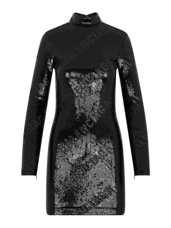  발렌시아가 미디 스커트 725104TMR681102 Black