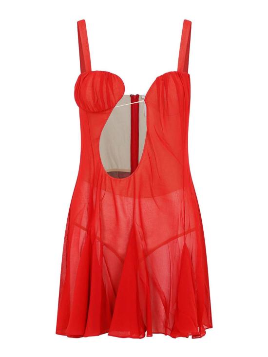  넨시 도자카 숏팬츠 NDAW23DR168 Red