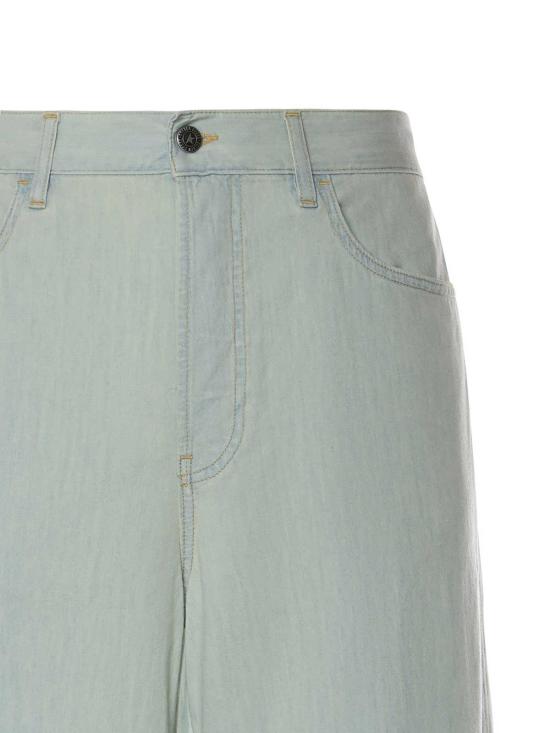 26SS 골든구스 스트레이트 팬츠 GMP02520P00235950491 Blue - GOLDEN GOOSE