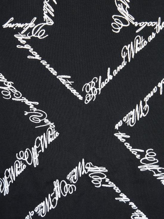 26SS 오프화이트 반팔 티셔츠 44MAA027S26J002 001 NERO - OFF WHITE