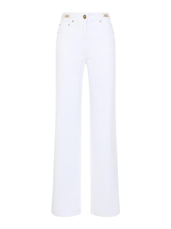 26SS 베르사체 스트레이트 팬츠 10137451A085701D110 White