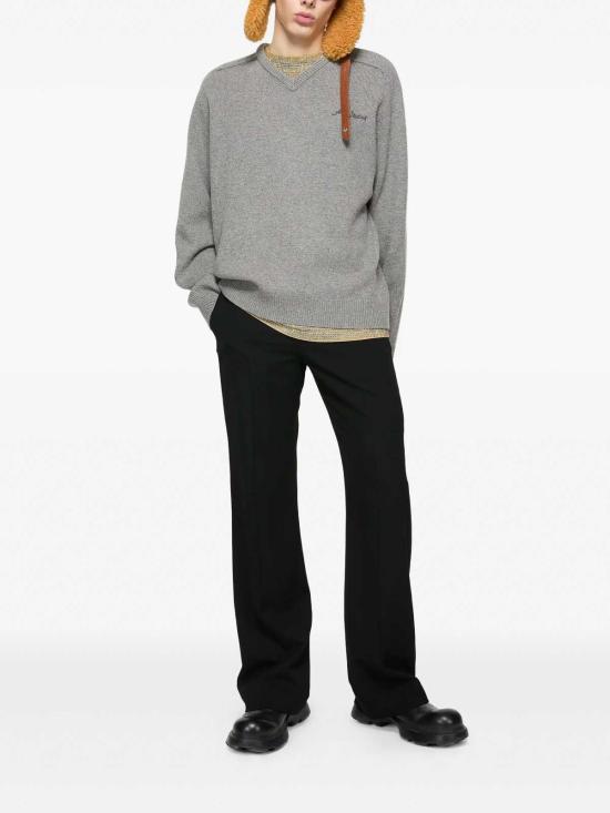 25FW 아크네 스튜디오 울 브이넥 스웨터 B60384W30 - ACNE STUDIOS